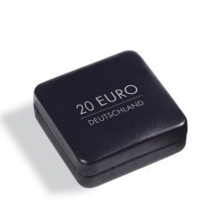 Leuchtturm 358068 Estuche NOBILE para 1 moneda conmemorativa alemana de 20 euros en cápsula, negro Leuchtturm 358068 Estuche NOBILE para 1 moneda conmemorativa alemana de 20 euros en cápsula, negro