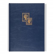 Leuchtturm 359001 Clasificador TRADITION, DIN A4, 16 página blancas, tapa no acolchada, azul, juego de 2