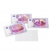 Leuchtturm 359380 Fundas protectoras BASIC para  billetes de banco y “Euro Souvenir”, 140 x80 mm, paq.de 50