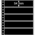 Leuchtturm 359390 Hojas-R, 5 división, negro, paq. de 5