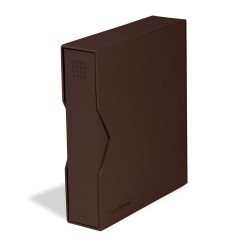 Leuchtturm 359516 Tapa de anillas OPTIMA PUR, incl. cajetín de protector, marrón Leuchtturm 359516 Tapa de anillas OPTIMA PUR, incl. cajetín de protector, marrón