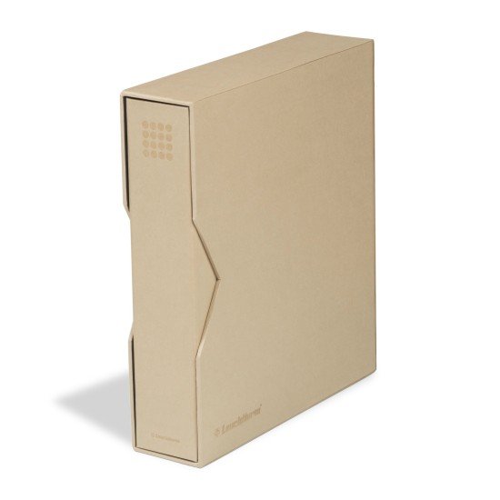 Leuchtturm 359517 Tapa de anillas OPTIMA PUR, incl. cajetín de protector, beige