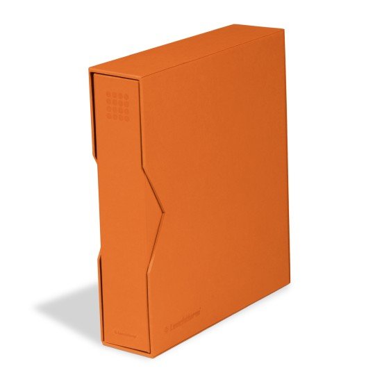 Leuchtturm 359518 Tapa de anillas OPTIMA PUR, incl. cajetín de protector, naranja Leuchtturm 359518 Tapa de anillas OPTIMA PUR, incl. cajetín de protector, naranja