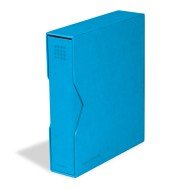 Leuchtturm 359519 Tapa de anillas OPTIMA PUR, incl. cajetín de protector, cian