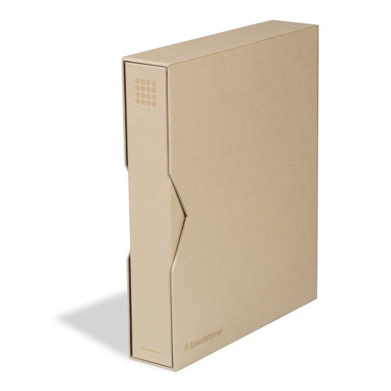 Leuchtturm 359529 Tapa de anillas GRANDE PUR, incl. cajetín de protector, beige Leuchtturm 359529 Tapa de anillas GRANDE PUR, incl. cajetín de protector, beige