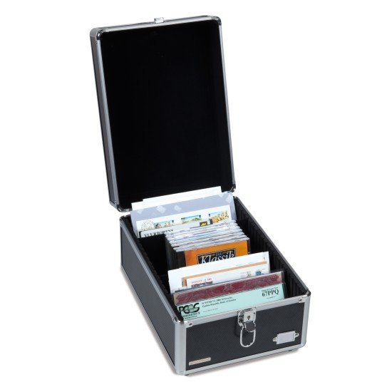 Leuchtturm 359569 Maletín de coleccionismo CARGO MULTI, negro / plateado Leuchtturm 359569 Maletín de coleccionismo CARGO MULTI, negro / plateado