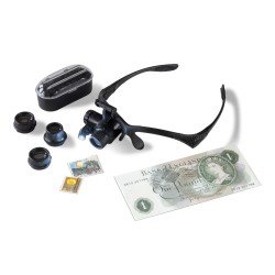 Leuchtturm 360166 Gafas lupa-LED MONOKEL con 10 de 25 aumento Leuchtturm 360166 Gafas lupa-LED MONOKEL con 10 de 25 aumento