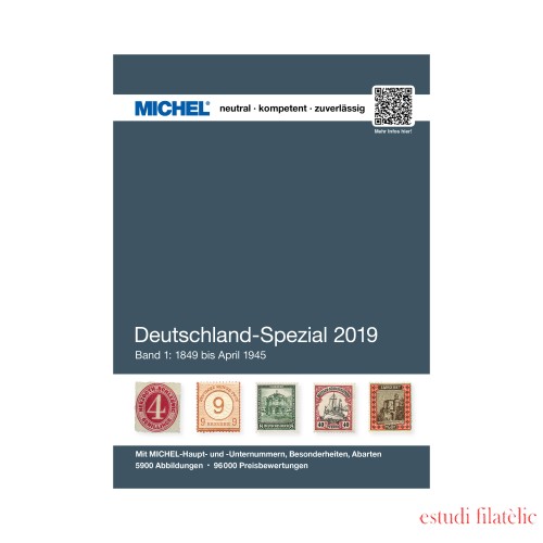 Leuchtturm 360839 MICHEL-Briefmarken-Katalog Deutschland-Spezial, Band 1 (1849 bis April 1945) 2019
