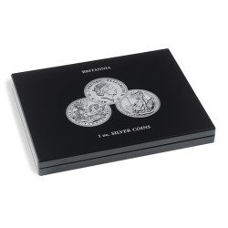 Leuchtturm 360891 Estuche VOLTERRA para 20 monedas de plata Britannia (1 oz.) en cápsulas Leuchtturm 360891 Estuche VOLTERRA para 20 monedas de plata Britannia (1 oz.) en cápsulas