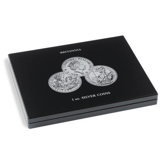 Leuchtturm 360891 Estuche VOLTERRA para 20 monedas de plata Britannia (1 oz.) en cápsulas Leuchtturm 360891 Estuche VOLTERRA para 20 monedas de plata Britannia (1 oz.) en cápsulas