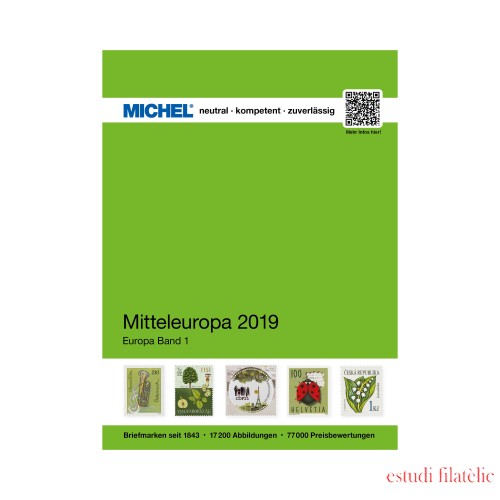 Leuchtturm 360918 MICHEL-Briefmarken-Katalog Europa Band 1 Mitteleuropa 2019 - in Farbe