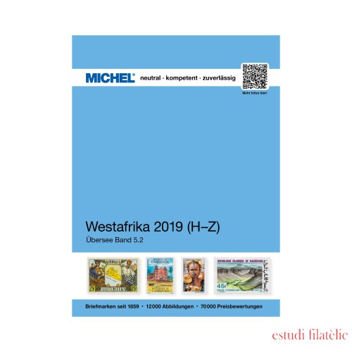 Leuchtturm 361039 MICHEL-Briefmarken-Katalog Übersee Band 5/2 - Westafrika 2019 Band 2 -H-Z - in Farbe