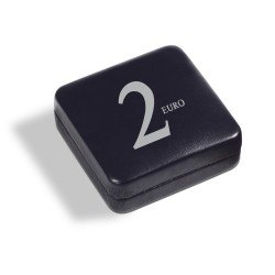 Leuchtturm 361103 Estuche NOBILE para 1 moneda de 2 euros en cápsula, negro Leuchtturm 361103 Estuche NOBILE para 1 moneda de 2 euros en cápsula, negro
