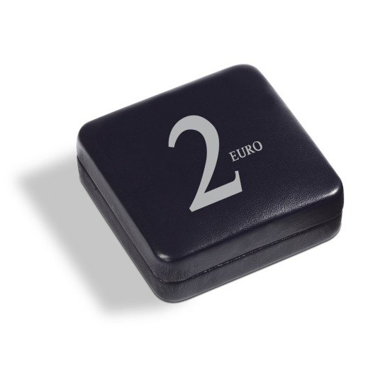 Leuchtturm 361103 Estuche NOBILE para 1 moneda de 2 euros en cápsula, negro Leuchtturm 361103 Estuche NOBILE para 1 moneda de 2 euros en cápsula, negro