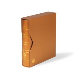 Leuchtturm 361115 Tapa anillas OPTIMA, classic diseño con cajetín protector, bronce Leuchtturm 361115 Tapa anillas OPTIMA, classic diseño con cajetín protector, bronce