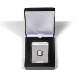 Leuchtturm 361400 Estuche NOBILE para 1 lingote de oro estampado en blíster, formato vertical, negro Leuchtturm 361400 Estuche NOBILE para 1 lingote de oro estampado en blíster, formato vertical, negro