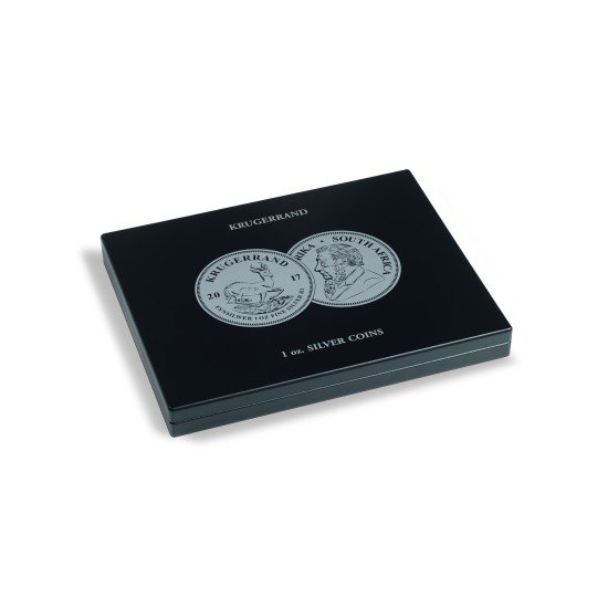 Leuchtturm 361478 Estuche VOLTERRA para 20 monedas de plata Krugerrand (1 oz.) en cápsulas Leuchtturm 361478 Estuche VOLTERRA para 20 monedas de plata Krugerrand (1 oz.) en cápsulas