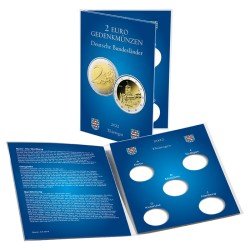 Leuchtturm 361518 Tarjeta para 5 monedas conmemorativas alemanas de 2 euros de Turingia (año 2022) Leuchtturm 361518 Tarjeta para 5 monedas conmemorativas alemanas de 2 euros de Turingia (año 2022)
