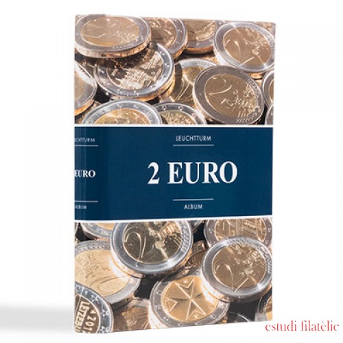 Leuchtturm 361560 Álbum de bolsillo 2EURO para 48 monedas de 2 euros