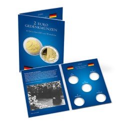 Leuchtturm 361755 Tarjeta para 5 monedas conmem. alem. de 2€ “50. aniv. de genuflexión de Varsovia“(2020) Leuchtturm 361755 Tarjeta para 5 monedas conmem. alem. de 2€ “50. aniv. de genuflexión de Varsovia“(2020)
