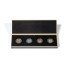 Leuchtturm 361789 Estuche LUXOR por cuatro monedas en cápsules de monedas (diámetro interior 33 mm)
