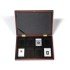 Leuchtturm 362499 Estuche VOLTERRA para 8 lingote de oro estampado en blíster, caoba