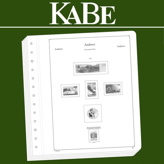 Leuchtturm 362926 KABE Suplemento-OF Andorra correo francés 2019 Leuchtturm 362926 KABE Suplemento-OF Andorra correo francés 2019