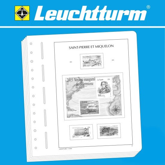 Leuchtturm 363049 LEUCHTTURM Suplemento-SF St. Pierre y Miquelon 2019 Leuchtturm 363049 LEUCHTTURM Suplemento-SF St. Pierre y Miquelon 2019