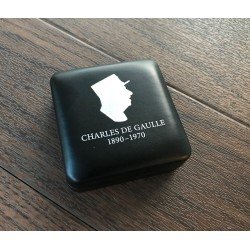 Leuchtturm 363077 Estuche NOBILE para 1 moneda 2 euros “Charles de Gaulle” en cápsula, negro Leuchtturm 363077 Estuche NOBILE para 1 moneda 2 euros “Charles de Gaulle” en cápsula, negro