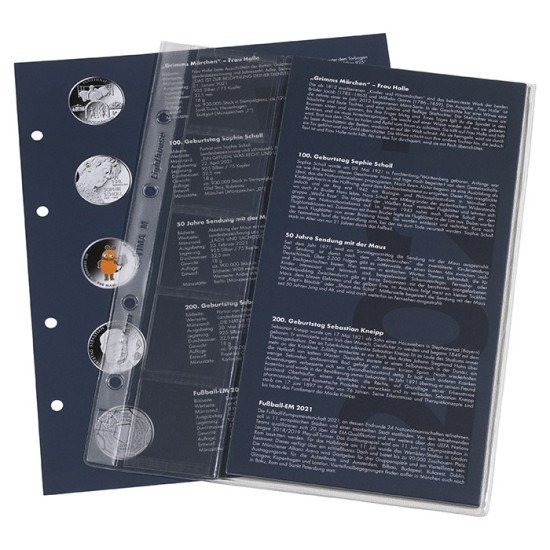 Leuchtturm 363154 Suplemento 2021 para monedas conmemorativas de 20 Euros Álbum Leuchtturm 363154 Suplemento 2021 para monedas conmemorativas de 20 Euros Álbum
