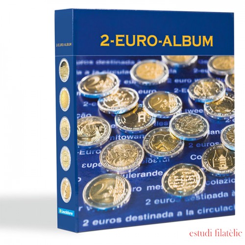 Leuchtturm 363159 Tapa preimpreso NUMIS p. monedas conmemorat. 2€ de todos países del euro,neutral