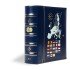 Leuchtturm 363165 VISTA álbum anual para monedas de euro 2021, con cajetín protector, azul