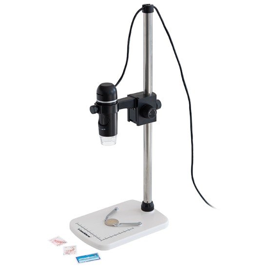 Leuchtturm 363229 Microscopio digital-USB DM6 incl. soporte de apoyo Leuchtturm 363229 Microscopio digital-USB DM6 incl. soporte de apoyo