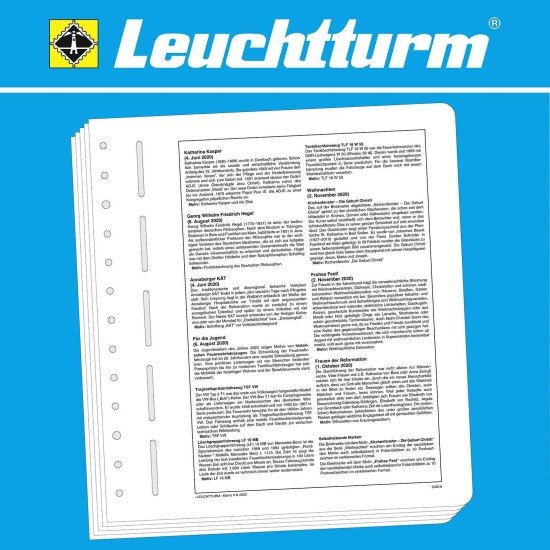 Leuchtturm 364602 LEUCHTTURM Suplemento-MEMO Alemania 2020 Leuchtturm 364602 LEUCHTTURM Suplemento-MEMO Alemania 2020