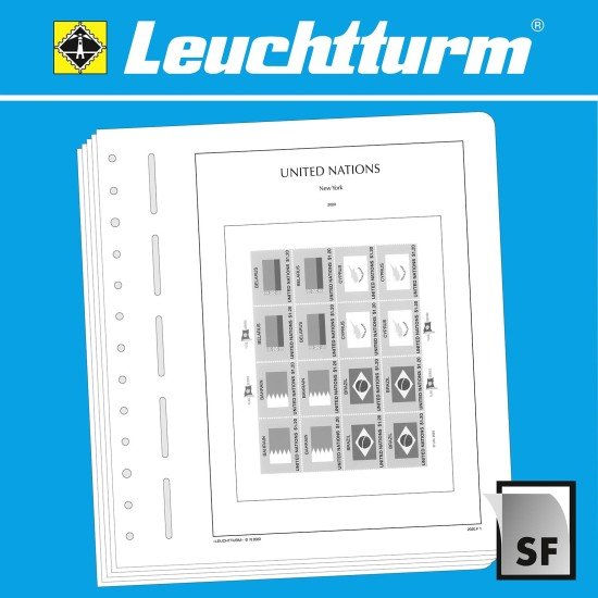 Leuchtturm 364621 LEUCHTTURM SF suplemento ONU Nueva York-Banderas 2020