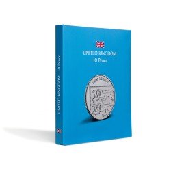 Leuchtturm 364764 Álbum de bolsillo KASKADE para UK 10 Pence con 4 hojas Leuchtturm 364764 Álbum de bolsillo KASKADE para UK 10 Pence con 4 hojas