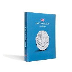 Leuchtturm 364765 Álbum de bolsillo KASKADE para UK 50 Pence con 6 hojas Leuchtturm 364765 Álbum de bolsillo KASKADE para UK 50 Pence con 6 hojas