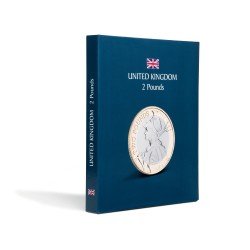 Leuchtturm 364767 Álbum de bolsillo KASKADE para UK 2 Pound con 4 hojas Leuchtturm 364767 Álbum de bolsillo KASKADE para UK 2 Pound con 4 hojas