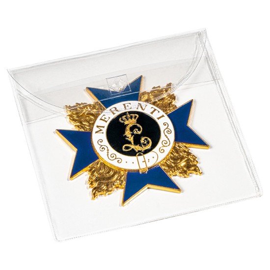 Leuchtturm 364999 Bolsa protectora para órdenes, medallas y condecoraciones de hasta 90 mm,paquetede50 Leuchtturm 364999 Bolsa protectora para órdenes, medallas y condecoraciones de hasta 90 mm,paquetede50