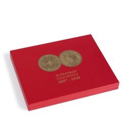 Leuchtturm 365158 Estuche para 28 monedas de oro Vreneli (20 CHF) en cápsulas Leuchtturm 365158 Estuche para 28 monedas de oro Vreneli (20 CHF) en cápsulas