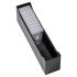 Leuchtturm 365162 Caja archivadora LOGIK para 40 lingote de oro en blíster, formato vertical, negro