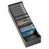 Leuchtturm 365163 Caja archivadora LOGIK para 40 lingote de oro en blíster, formato horizontal, negro