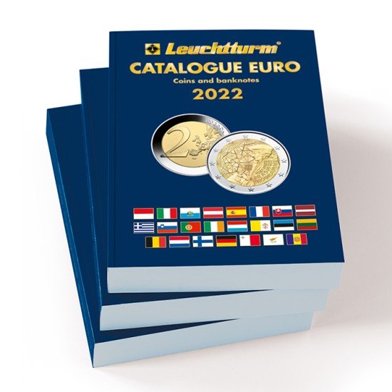 Leuchtturm 365243 Catálogo del Euro de las monedas y billetes 2022, inglés Leuchtturm 365243 Catálogo del Euro de las monedas y billetes 2022, inglés