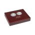 Leuchtturm 365276 Estuche VOLTERRA DUO de Luxe para 60 monedas conmemorativas  alemanas de 20 euros en cáps.