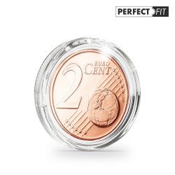 Leuchtturm 365286 Cápsulas ULTRA Perfect Fit para 2 Euro-Cent (18,75 mm), paquete de 10 Leuchtturm 365286 Cápsulas ULTRA Perfect Fit para 2 Euro-Cent (18,75 mm), paquete de 10