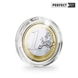 Leuchtturm 365291 Cápsulas ULTRA Perfect Fit para 1 Euro (23,25 mm), paquete de 10 Leuchtturm 365291 Cápsulas ULTRA Perfect Fit para 1 Euro (23,25 mm), paquete de 10