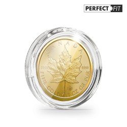 Leuchtturm 365300 Cápsulas ULTRA Perfect Fit para 1 oz. Maple Leaf or (30,00 mm), paquete de 10 Leuchtturm 365300 Cápsulas ULTRA Perfect Fit para 1 oz. Maple Leaf or (30,00 mm), paquete de 10
