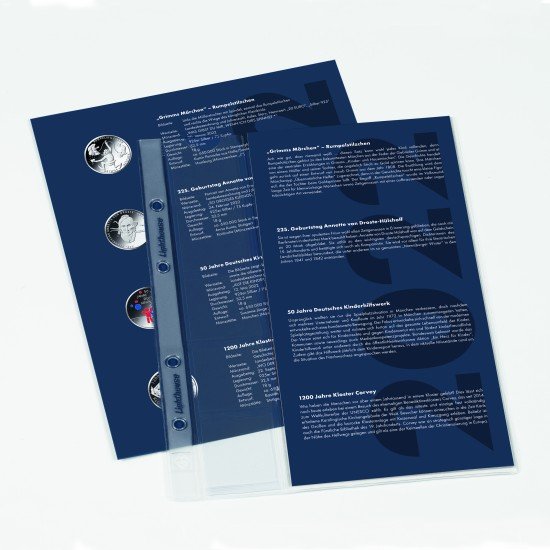 Leuchtturm 365445 Suplemento 2022 para monedas conmemorativas de 20 Euros Álbum