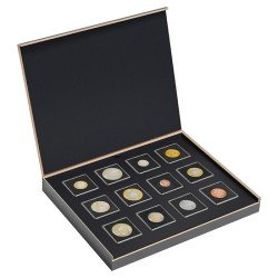 Leuchtturm 365466 Estuche LUXOR por 12x cápsula de moneda QUADRUM Leuchtturm 365466 Estuche LUXOR por 12x cápsula de moneda QUADRUM