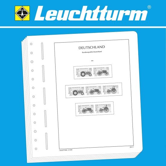Leuchtturm 366534 LEUCHTTURM suplemento República Federal de Alemania combinaciones 2021 Leuchtturm 366534 LEUCHTTURM suplemento República Federal de Alemania combinaciones 2021